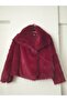 Women's Wide Collar Buttoned Loose Faux Fur - 7
