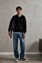 Men's Buttoned Collar Oversized Sweater - 5