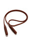 Brown silicone eyeglass strap / elastic
