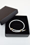 Adjustable Hard Weave Drawstring Metal Detailed Bracelet - 3