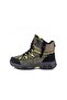 (Ruffon) Non-Slip Sole Zippered & Lace-Up Children's Boots Khaki - 3