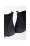 Thermo Non-Slip Sole Side Stone Detailed Casual Short Women's Boots Black - 4