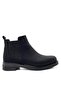 Casual Women's Boots with Rubber Edge Detail Matte Black - 3