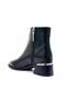 (Park Moda) Women's Boots with Side Buckle Detail Black - 5