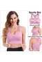 Sports Bra Seamless High Impact Racerback Shockproof for Yoga Gym Training Running Workout Fitness - 2