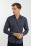Printed Button Long Sleeve Men's Shirt - 8
