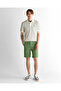 Erkek Yeşil Slim Fit Şort
