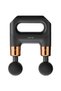 Dual Head Massage Gun - 4 Double Heads, 6 Speeds, 45 Min, Black - 4