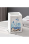 Nautical Wooden Pen Holder – Beach Theme Desk Organizer with Sailboat/Anchor/Lifebuoy/ Wheel design - 7