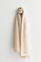 Patterned Cotton Naia Lyocell Shawl Cream - 5