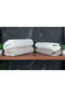 Hazal 100% Cotton Boxed 4-Piece Bath Towel Set Turkish Bath Set 50X90 - 90X150 Beige-Cream - 00081 - 6