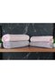 Hazal 100% Cotton Boxed 4-Piece Bath Towel Set Turkish Bath Set 50X90 - 90X150 Gray-Powder - 00081 - 6