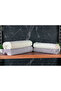 Hazal 100% Cotton Boxed 4-Piece Bath Towel Set Turkish Bath Set 50X90 - 90X150 Anthracite-Cream - 00081 - 6