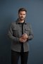Interview Buttoned Double Pocket Fine Knit Black - Anthracite Knitwear Cardigan - 3