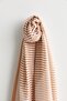Patterned Viscose Silk Shawl Cinnamon - 4