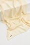 Jacquard Cotton Lyocell Shawl Cream - 2