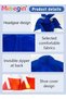 Kids Sonic Jumpsuit with Gloves, Sonic Costume Outfit Set, Fancy Dress Up Outfit, Popular Character - 7