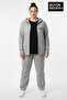 Women's Plus Size Zippered Hooded Chef Printed Thin Sweatshirt Cardigan - Comfortable Fit Spr26Bhrk921