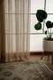 Flowy Durable Decorative Weighted Animal-Friendly 1/2 Sparse Pleated Tulle Curtain Kitchen Living Room Bedroom - 2