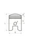 Bicycle piston with 80cc 47mm engine - 2