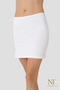 Bamboo Mini Skirt Lining, Mini Jupon - Natural Fabric, Modern Pattern. - 5