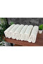 Jacquard 100% Cotton 6-Piece Luxury Boxed Dowry Hand and Face Towel Set 50X90 - White 00050 - 2