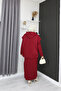 Knitwear Set Hooded Sweater and Dress - 6
