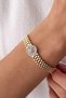 Premium Trapezoidal Series Cord Watch Design Adjustable Women's Steel Bracelet Clasp - 4