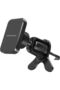 Dual Mount Magnetic Phone Holder - Dash & Air Vent Clip, N52, Black - 3