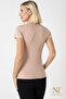 Women's Bamboo Turtleneck Half Sleeve Bodysuit - T-Shirt Lightweight, Comfortable and Stylish - 3