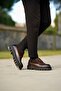 Anton Brown Men's Leather Shoes - 8