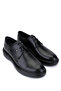 Men's Genuine Leather Black Casual Shoes - 2