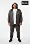Men's Plus Size Zippered Hooded New York Printed Thin Sweatshirt Cardigan Spr26Bhr923