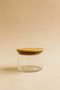Vetro - Set of 6 Glass Breakfast Bowls with Bamboo Lids 220 Cc - 5