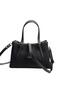 Black - Black Suede Women's Handbag Sp1252 - 5