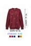 Women's Bow Detailed Crew Neck Double Yarn Knitwear Sweater - 4