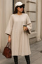 Women's Trend Premium Comfort Long Cream Cashmere Poncho