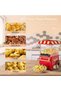 Retro Popcorn Cart Machine, 1200W Electric Hot Air Popper, No Oil Required, Red and Gold - 2