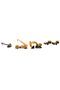 Toy Truck Crane - Crane Truck - Trucked Excavator - Wheeled Digger - Front Loader Digger) - 2