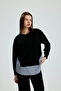 Women's Modal Fabric Soft Touch Shirt Paneled Sweat Pants Double Set - 4