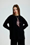 Women's Thessaloniki Fabric Suit with piped Tie Detail on the Front