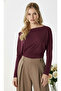 Women's Elegant Asymmetrical Shoulder Detail Blouse