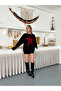 Women's Yildiz Oversize Knitwear Sweater Soft Textured Crew Neck - 5