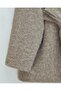 Lined Single Button Belted Beard Cap - Beige - 3