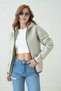 Women's Hooded Fiber-Filled Ultra Lightweight Lined Water-Repellent Windproof Sports Puffer Coat