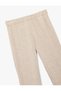 Comfortable Cut, Elastic Waist Flared Pajama Bottoms - 5