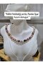 Pink Opal Natural Stone Necklace – 6 mm Sphere Cut, 40 cm Adjustable (up to 60 cm)