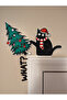 Cute Cat Christmas Door Corner Ornament