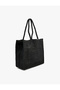 Knitted Straw Tote Bag with Handle - 2