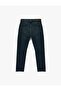 Regular Waist Cotton Straight Fit Jean Pants - Mark Jean - 2